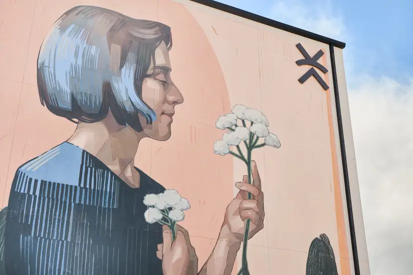 Kinship Landing mural artwork